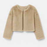 Éloïse | Veste Fausse Fourrure Courte & Chic Moderne