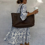 Robe Midi Imprimée Bohème Fluide Chic Décontracté