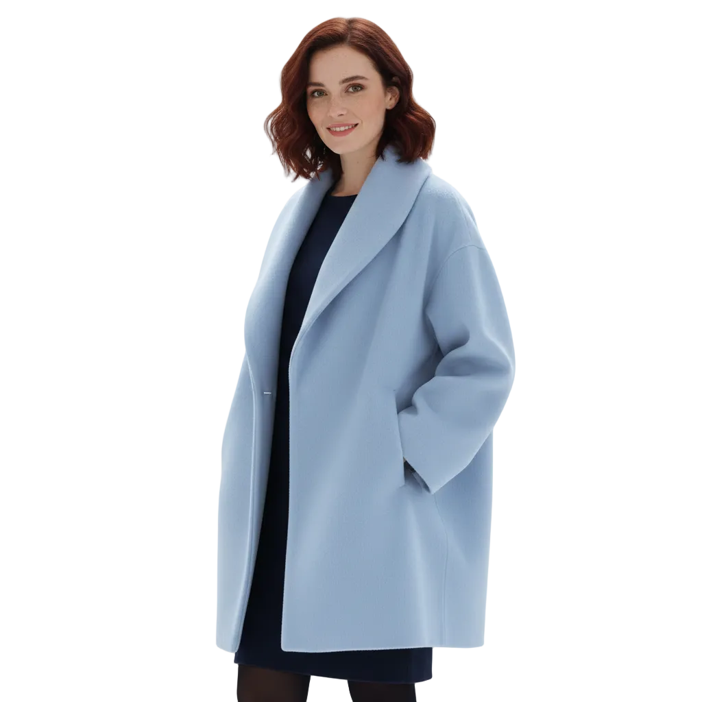 Manteau Femme Oversize à Capuche Élégant