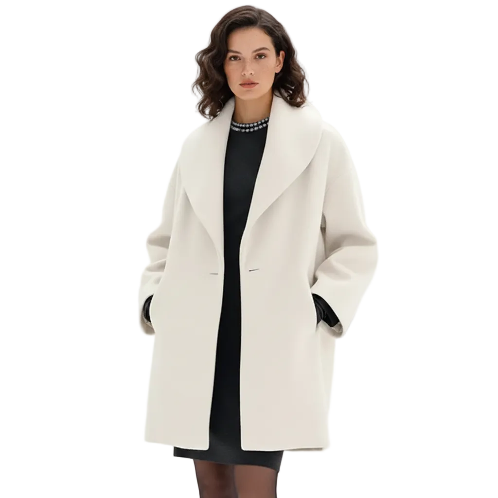 Manteau Femme Oversize à Capuche Élégant