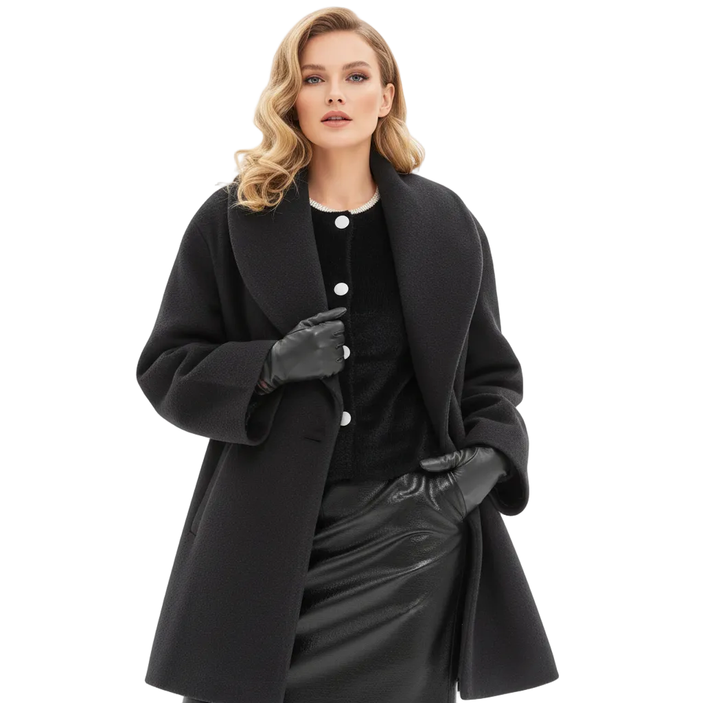 Manteau Femme Oversize à Capuche Élégant
