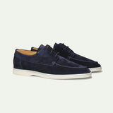 Chaussures Derby en Daim à Lacets