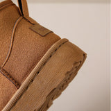 Bottes Courtes Fourrées Confort Chaleur Style Hiver