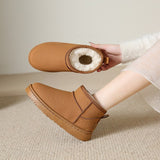 Boots Fourrées Courtes Confort Cocooning Hiver