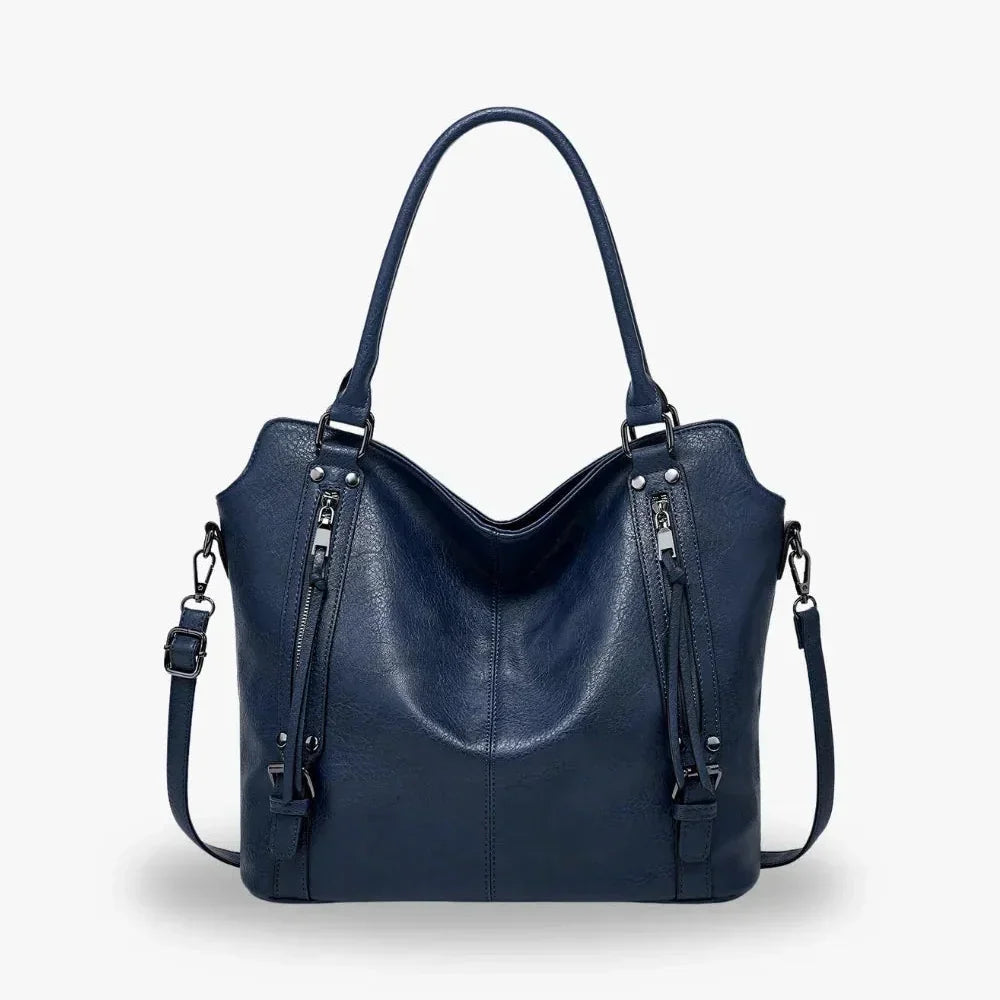 Grand sac crossbody femme en cuir vegan