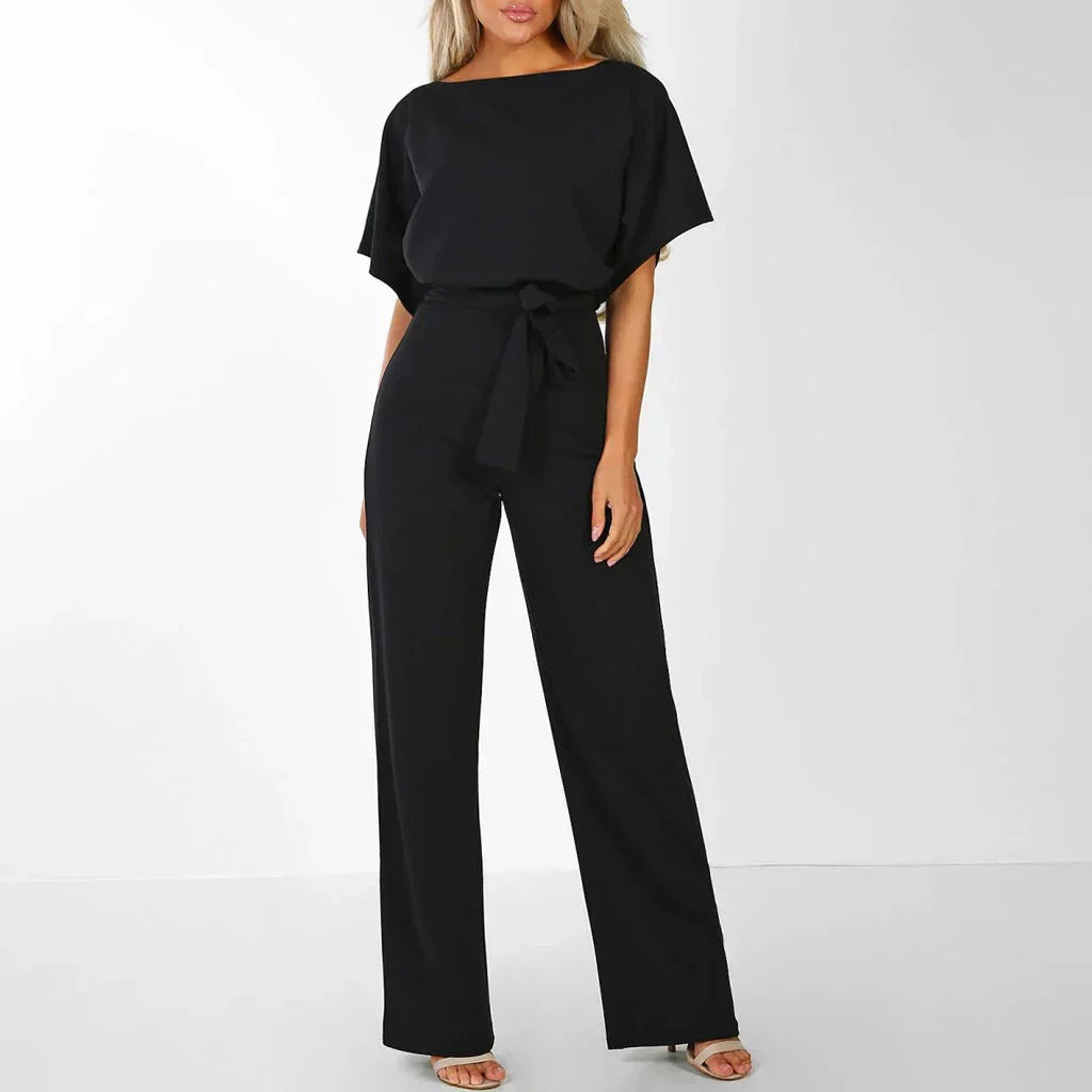 Ensemble Femme Élégant Haut Fluide et Pantalon Large Confort Chic
