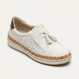 Chaussures femme à enfiler en maille, semelle rembourrée