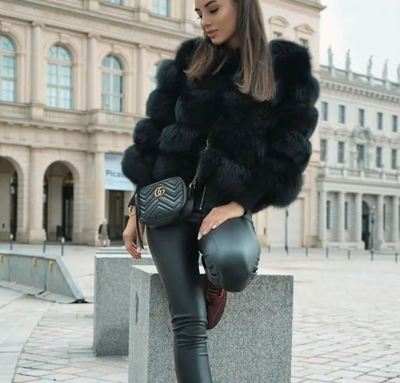 Lacy | Veste en fausse fourrure de haute qualité – Design élégant pour élégance et confort