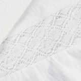 Blouse Brodée Col V Manches Longues Élégance Bohème