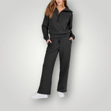 Ensemble Détente Zip Hoodie Pantalon Large Confort Premium