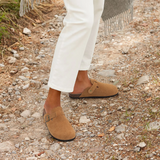 Mules Suédine à Boucle Style Minimaliste