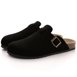Mules Suédine à Boucle Style Minimaliste
