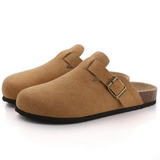 Mules Suédine à Boucle Style Minimaliste