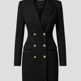 Robe blazer femme croisée à col V