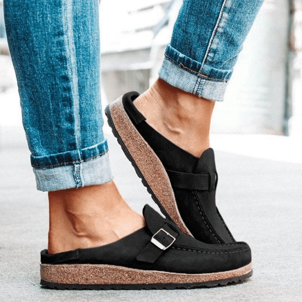 Mocassins Confort Boucle Ajustable Semelle Souple Style Casual