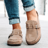 Mocassins Confort Boucle Ajustable Semelle Souple Style Casual