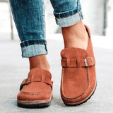 Mocassins Confort Boucle Ajustable Semelle Souple Style Casual