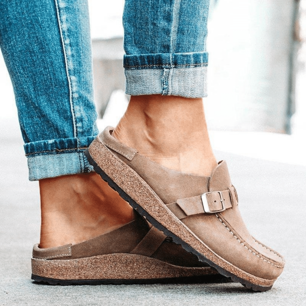 Mocassins Confort Boucle Ajustable Semelle Souple Style Casual
