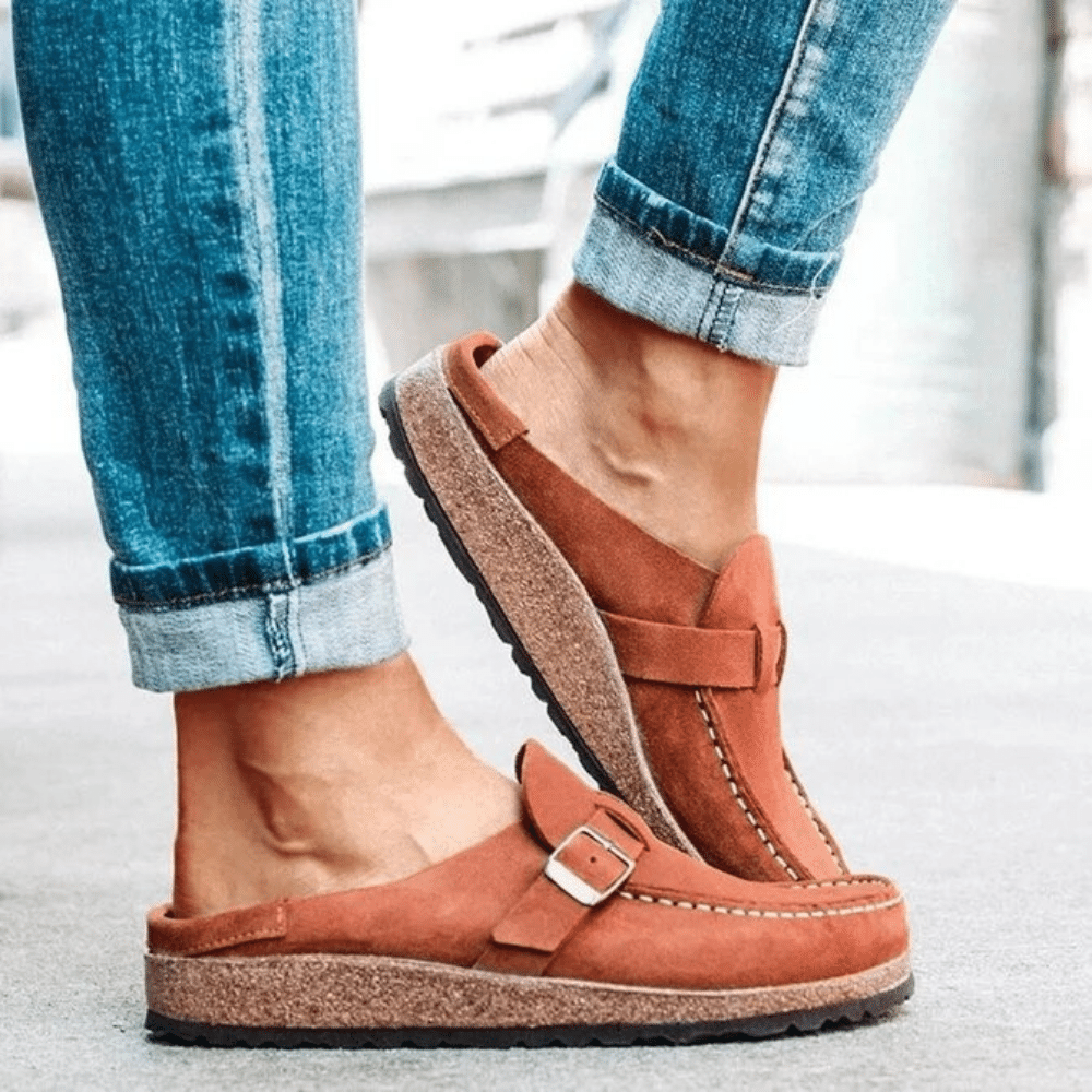 Mocassins Confort Boucle Ajustable Semelle Souple Style Casual