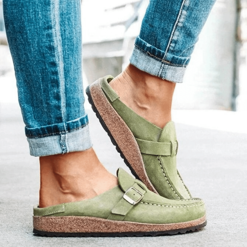 Mocassins Confort Boucle Ajustable Semelle Souple Style Casual
