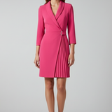 Robe blazer femme à col cranté boutonnée