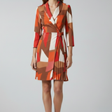 Robe blazer femme à col cranté boutonnée