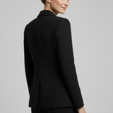 Blazer femme croisé à boutons dorés