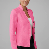 Blazer femme à col cranté et bouton unique