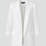 Blazer femme cintré à col croisé et bouton