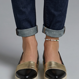 Chaussures compensées à enfiler pour femme, semelle rembourrée