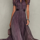 Robe Longue Printemps Élégante Femme