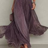 Robe Longue Printemps Élégante Femme