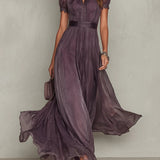 Robe Longue Printemps Élégante Femme