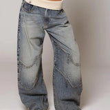 Jean Baggy Taille Basse Style Streetwear Confort Oversize