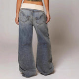 Jean Baggy Taille Basse Style Streetwear Confort Oversize