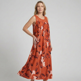 Robe Débardeur Femme Longue à Imprimé Floral