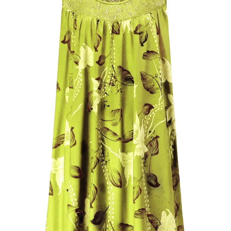 Robe Débardeur Femme Longue à Imprimé Floral