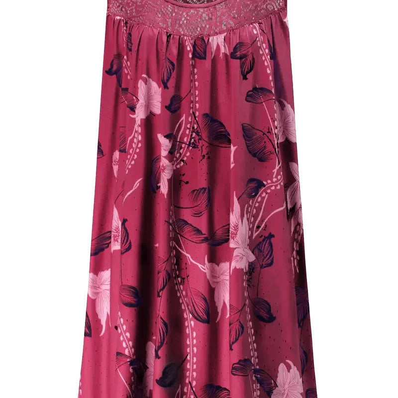 Robe Débardeur Femme Longue à Imprimé Floral