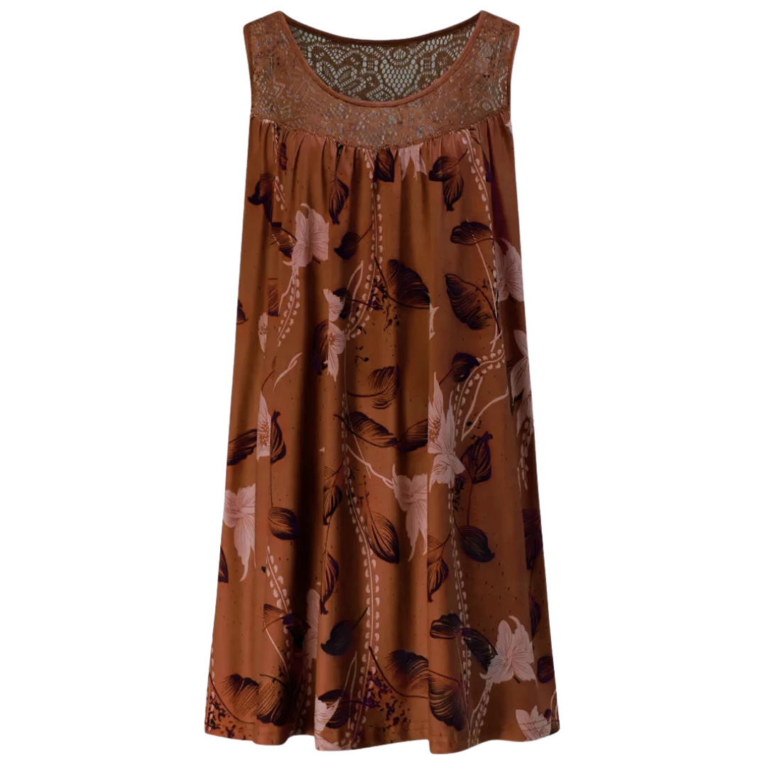 Robe Débardeur Femme Longue à Imprimé Floral