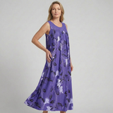 Robe Débardeur Femme Longue à Imprimé Floral