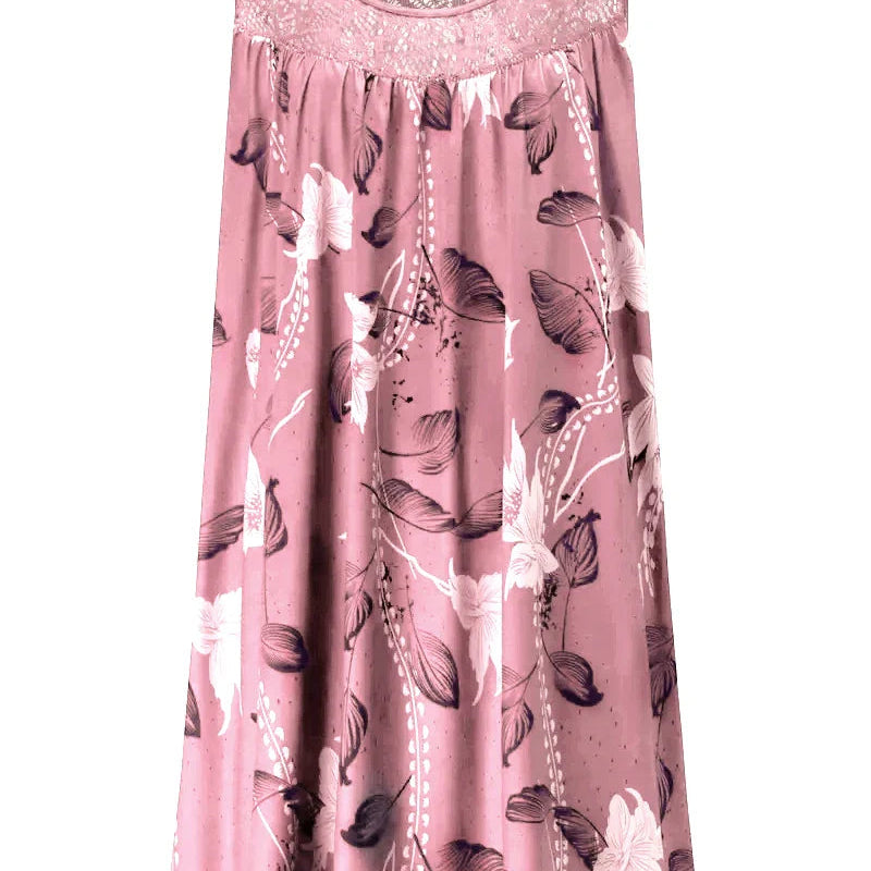 Robe Débardeur Femme Longue à Imprimé Floral