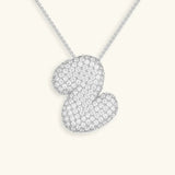 Collier à Initiale Bubble en Acier Inoxydable