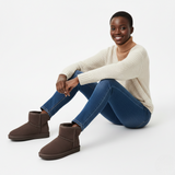Boots Fourrées Courtes Confort Hiver Douillet