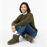 Boots Fourrées Courtes Confort Hiver Douillet