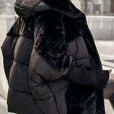 Doudoune Femme Doublée Fausse Fourrure – Veste Hiver Tendance