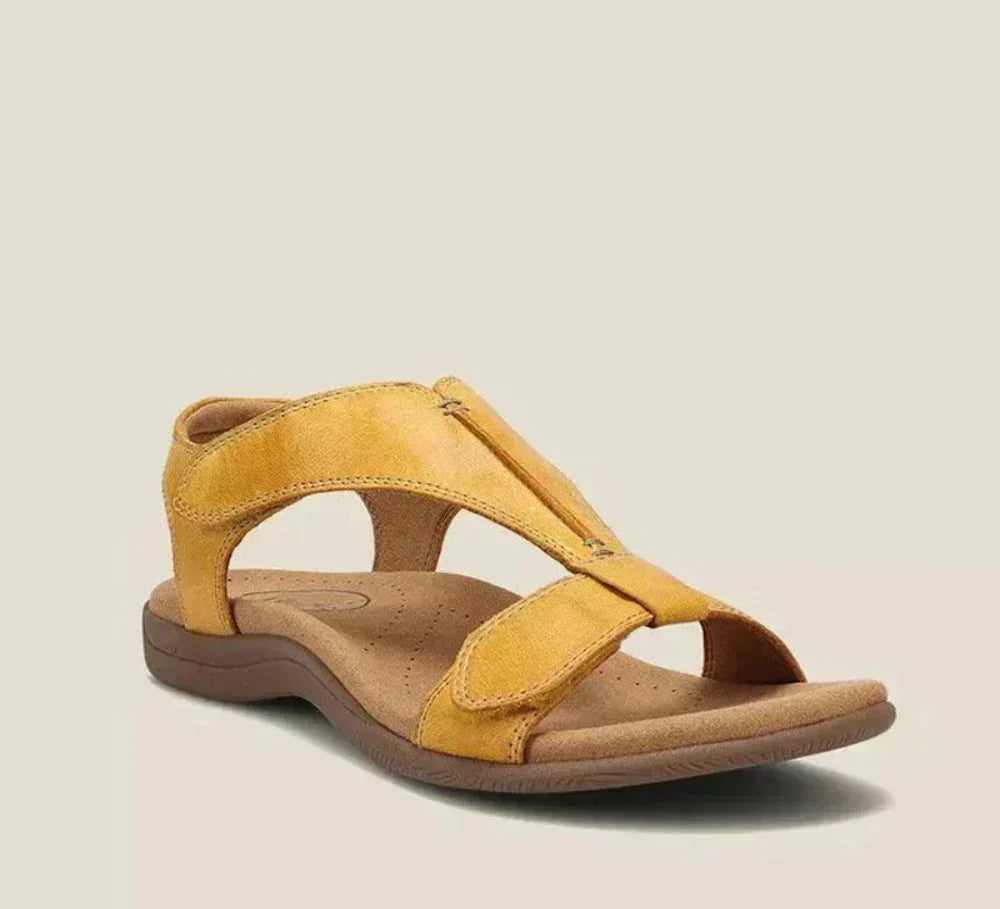 Sandales femme à brides réglables et semelle rembourrée
