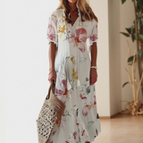 Robe Femme Longue Fleurie – Robe Bohème Élégante
