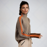 Pull Automne Vert Femme