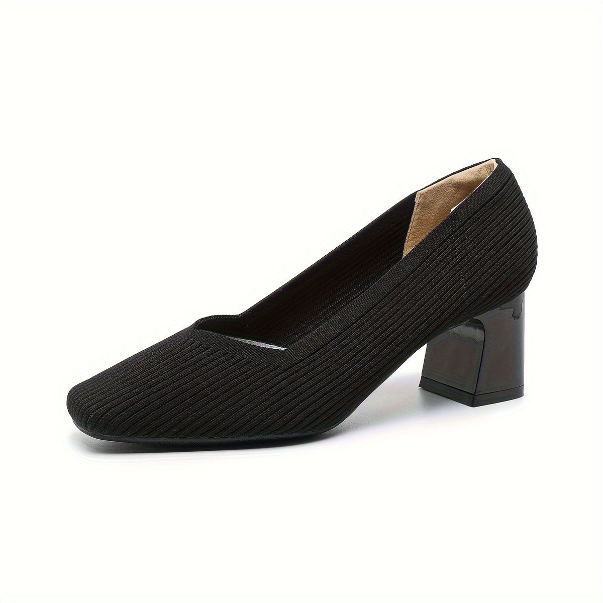 Escarpins Confortables Élégants Talon Carré Style Moderne