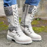 Bottes Hivères Blanches Femme